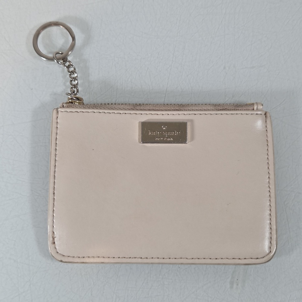 Kate Spade Laurel Way Bitsy Card Case Coin Purse Key Fob Pouch Wallet Light Pink